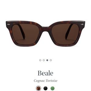 Warby Parker Beale Sunglasses - Cognac Tortoise - NWOT - non prescription